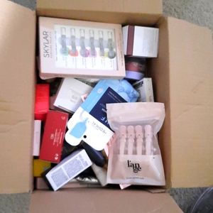 Box of samples of make-up never opened